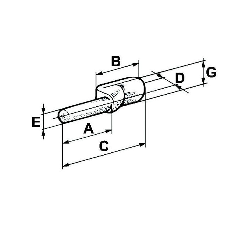 Hinge Pin - Length 60mm - AMAIreland - 