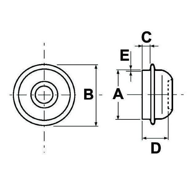 Hub Cap - 47mm - AMAIreland - 
