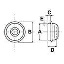Hub Cap - 62mm - AMAIreland - 