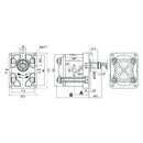 Hydraulic Gear Pumps  Group 2 (Standard Type) - 8.2cc  L/H - AMAIreland - 