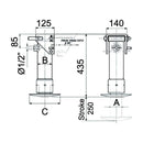 Hydraulic Jack - 85mm - AMAIreland - 