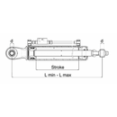 Hydraulic Top Link CAT 2 - L max 880mm - AMAIreland - 