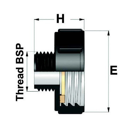 IBC Tank Adaptor - Male - AMAIreland - 