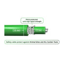 Impact Safety Cable - 3.8mm Green - AMAIreland - 