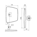 Landini Mirror Head - Fixing 20mm - AMAIreland - 