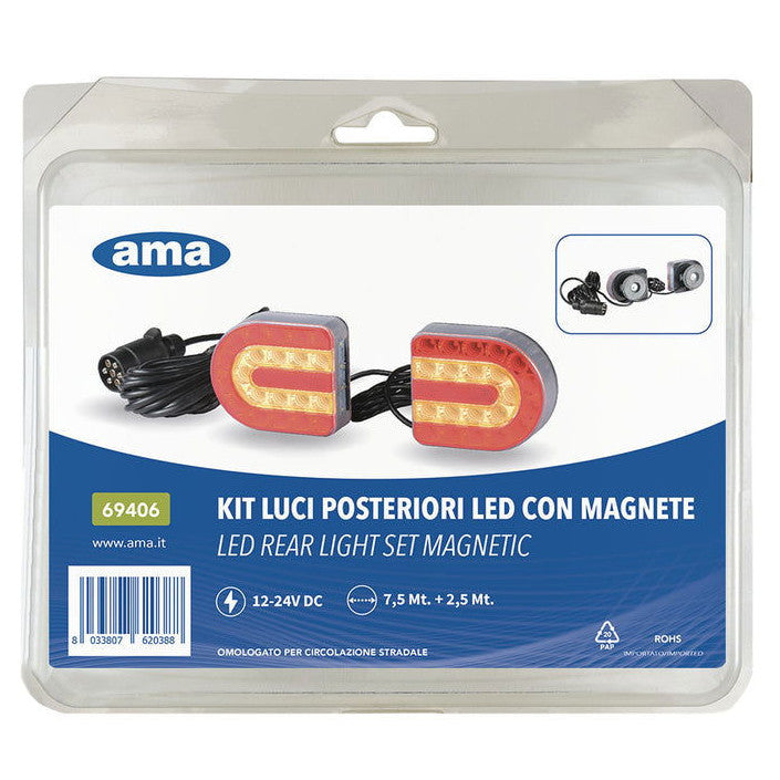 LED Magnetic Light Kit - 7.5mt Cable - AMAIreland - 