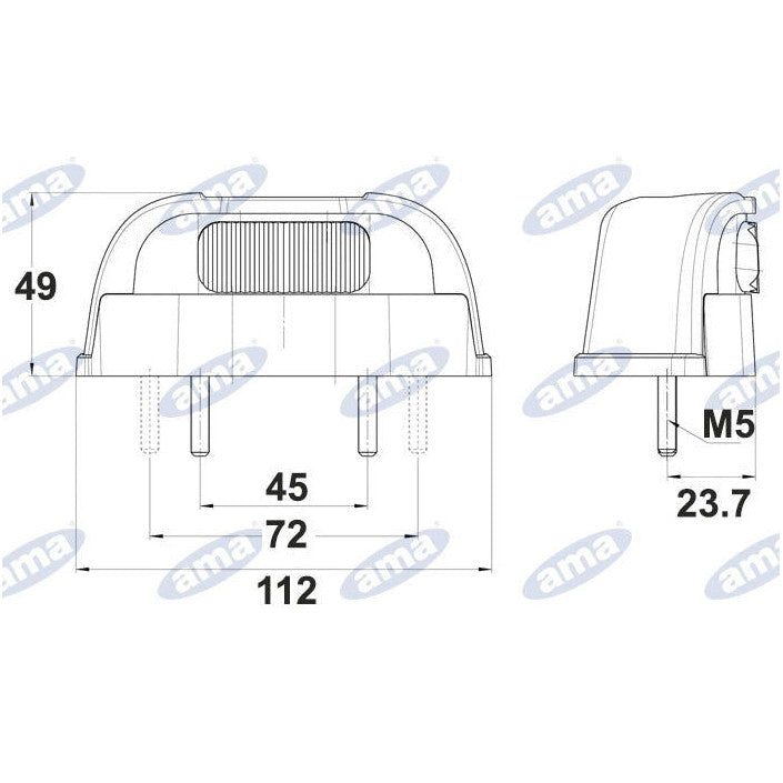 LED Number Plate Light - AMAIreland - 