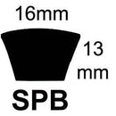 SPB1550 Rubberized SPB Section Belt
