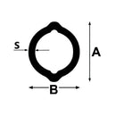 Lemon Profile Tubing - Walterscheid Type - Outer  W2500 Series - 36 x 89mm (3M Lengths)