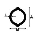 Lemon Profile Tubing - Walterscheid Type - Outer - 61mm x 47mm - AMAIreland - 