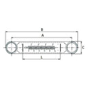 Level Gauge with Thermometer - M12