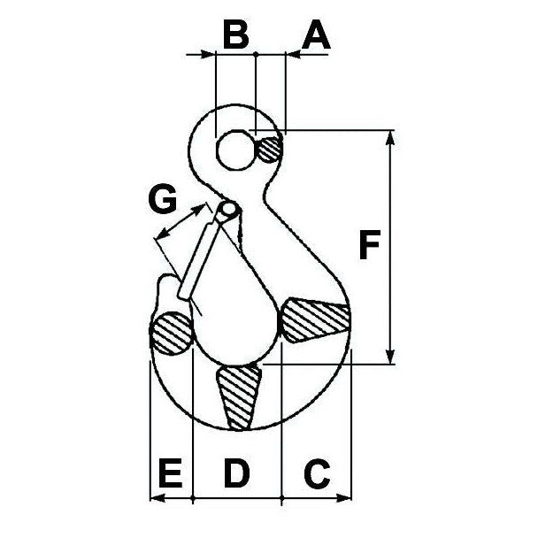 Lifting Hook - Capacity 1000KG - AMAIreland - 