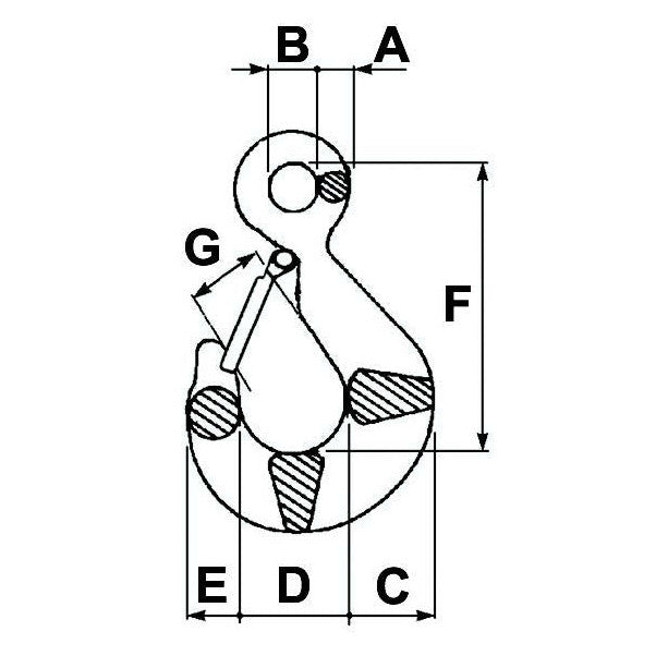 Lifting Hook - Capacity 2500KG - AMAIreland - 