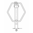 Linch Pin - Hexagonal - Pin ø 10.5mm - AMAIreland - 