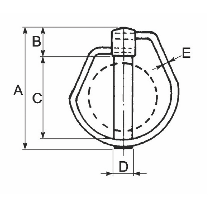 Linch Pin - Pin ø 15 - AMAIreland - 