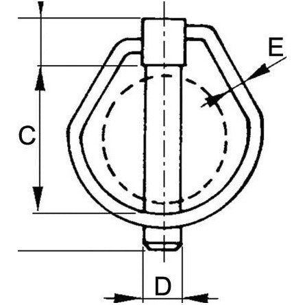 Linch Pin - Pin ø 9mm - AMAIreland - 