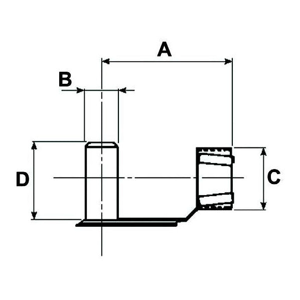 Lockable Clevis Pin / Clip - 53mm - AMAIreland - 