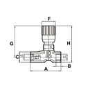 One Way Flow Control Valve - 3/8" BSP