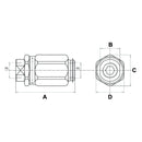 One Way Throttle Valve 3/8"BSP - AMAIreland - 