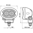 Oval High Power LED Work Lamp - AMAIreland - 