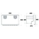 Plastic Tool Box - Double Lock - 119lt - AMAIreland - 