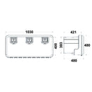 Plastic Tool Box - Triple Lock - AMAIreland - 