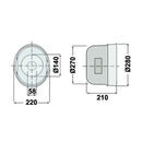 PTO Cone - Inspection Windows 1 - ø 280mm x L 210mm