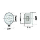 PTO Cone - Inspection Windows 2 - ø 280mm x L 210mm