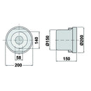 PTO Cone ø 200mm x L 150mm - AMAIreland - 