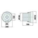 PTO Cone ø 200mm x L 190mm - AMAIreland - 
