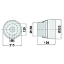 PTO Cone ø 215mm x 190mm - AMAIreland - 