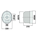 PTO Cone ø 220mm x L 210mm - AMAIreland - 
