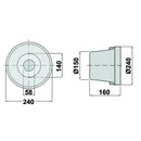 PTO Cone ø 240mm x L 160mm - AMAIreland - 