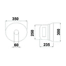 PTO Cone - With Hatch - ø 300mm L 235mm - AMAIreland - 