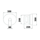 PTO Cone - With Hatch - ø 300mm x 235mm