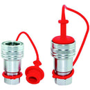 Quick Release Dust Caps - Female - Red