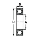 62310-2RS - Radial Ball Bearing