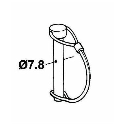 Rear Hinge - Safety Linch Pin - AMAIreland - 