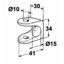 Rear Hinge - Tailboard Forket - AMAIreland - 