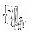 Rear Hinge - Tailboard Lug 20mm - Right - AMAIreland - 