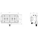 Rectangular High Power LED Work Lamp - AMAIreland - 