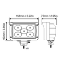 Rectangular High Power LED Work Lamp - AMAIreland - 