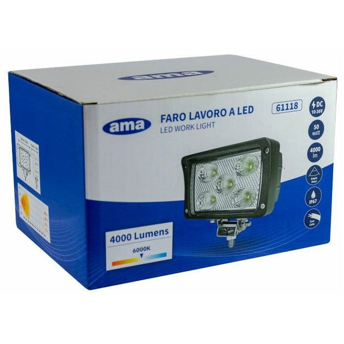 Rectangular High Power LED Work Lamp - AMAIreland - 