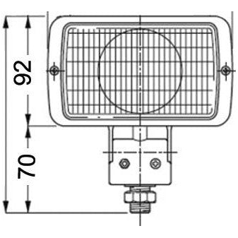 Rectangular Work Lamp - AMAIreland - 