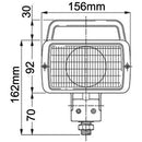 Rectangular Work Lamp - AMAIreland - 