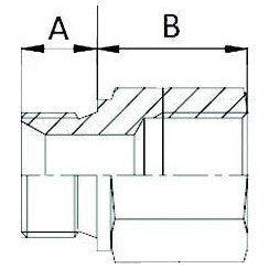 Reducing Adaptor BSP Male / Female 3/8" - 1/4" - AMAIreland - 
