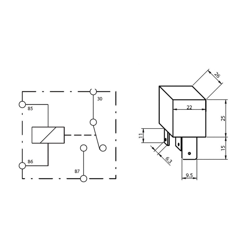 Relay - 4 Pin (IP67) - AMAIreland - 