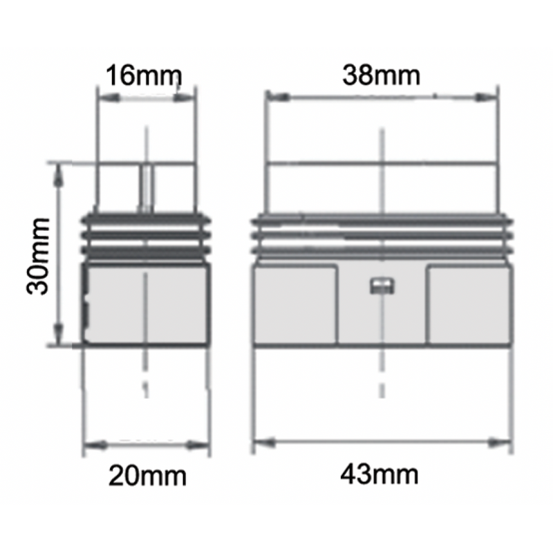 Rocker Switch 12V - Headlights - AMAIreland - 