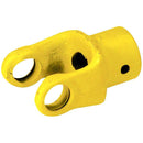 Round Bore Yoke End with Roll Pin Hole - BY-PY Type - CAT 6 - 30.2 x 92mm