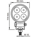 Round High Power LED Work Lamp - AMAIreland - 
